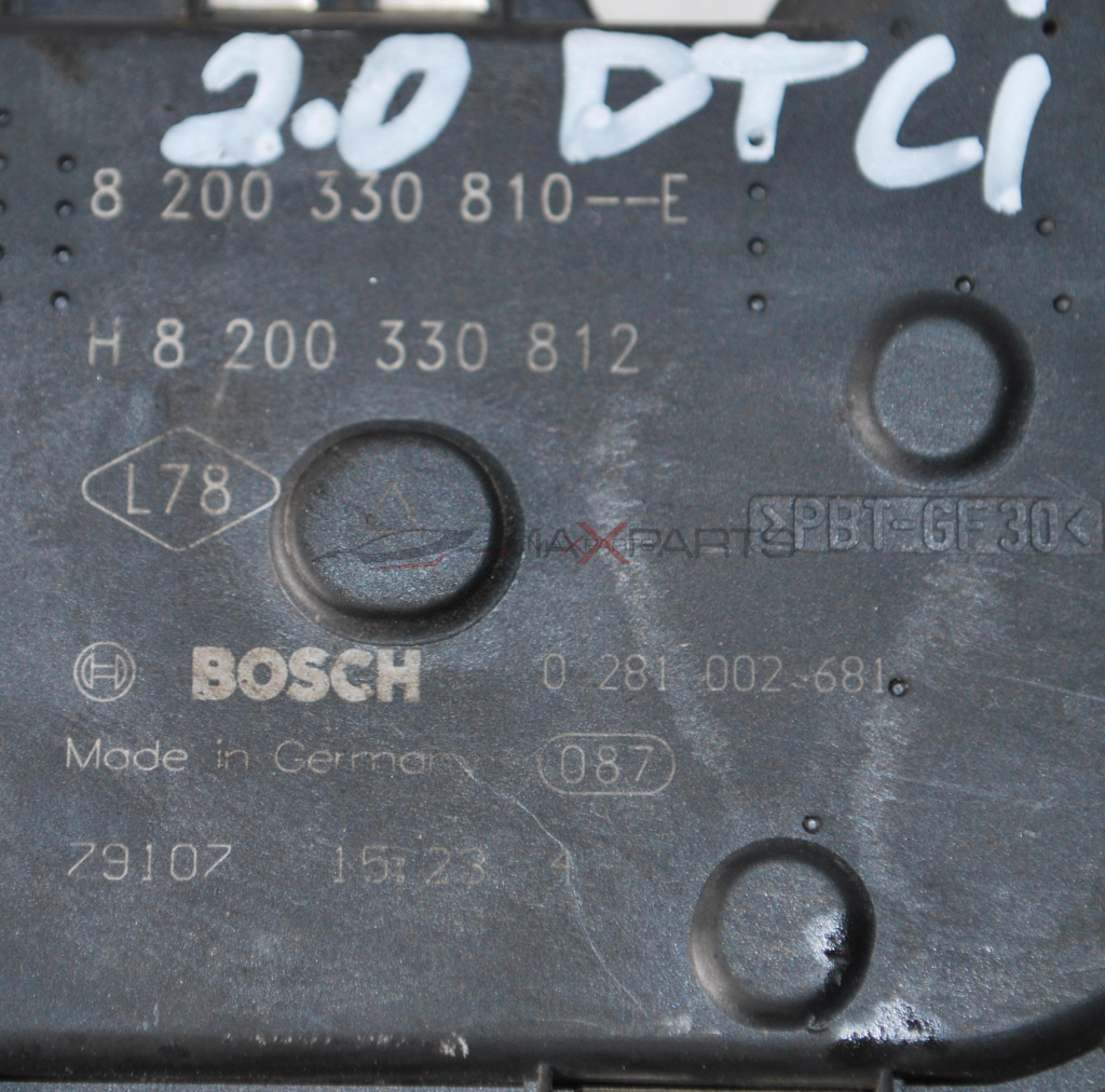 Дросел клапа за RENAULT TRAFIC 2.0DCI    H8200330812