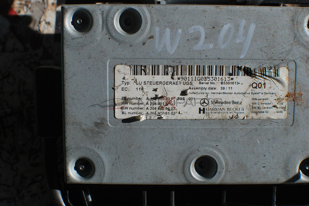 Управляващ модул за Mercedes-Benz C-Class A 204 900 93 02
