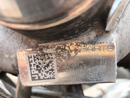 ТУРБО КОМПРЕССОР A2640904500 MERCEDES 1.5 HYBRID   A264 090 45 00 Q04 S / N 1828300111  L0089  TOOL11W - TOWDT - 4 : 00 NFD 49131-06403  -264 090.45 00 004 S / N 18283001 11  AL0089  TC03L11W - 10WDT - 4 : 0 MFD 49131-06403  A254 200 2000/001 DBL 6254.17 
