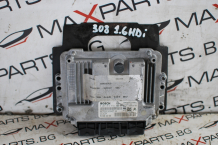 Компютър за Peugeot 308 1.6HDI 9664843780 EDC16C34