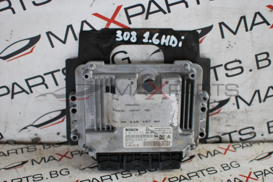 Компютър за Peugeot 308 1.6HDI 9664843780 EDC16C34