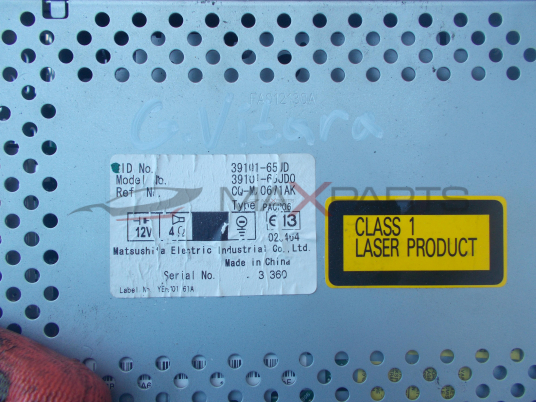 Радио CD player за Suzuki Grand Vitara 3910165JD 3910165JD0