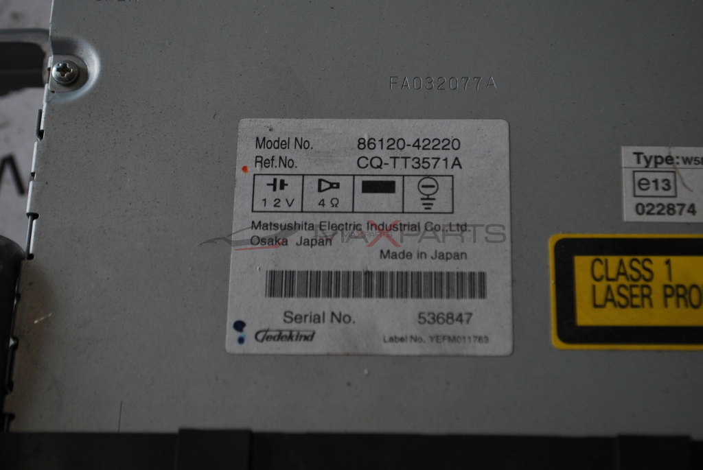 CD за Toyota Rav-4 8612042220