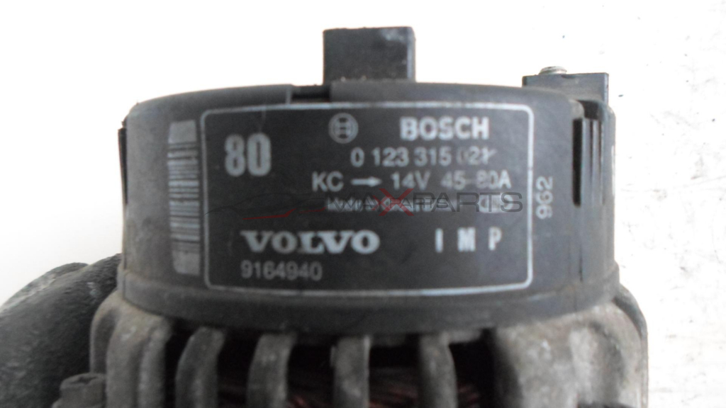 Генератор за VOLVO V 40 1.8 I  9164940  0123315021  0 123 315 021