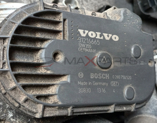ДРОСЕЛОВА КЛАПА VOLVO XC 60 2.4 D 5 VOLVO 31216665 13W355 GERMANY  BOSCH 0 280 750520