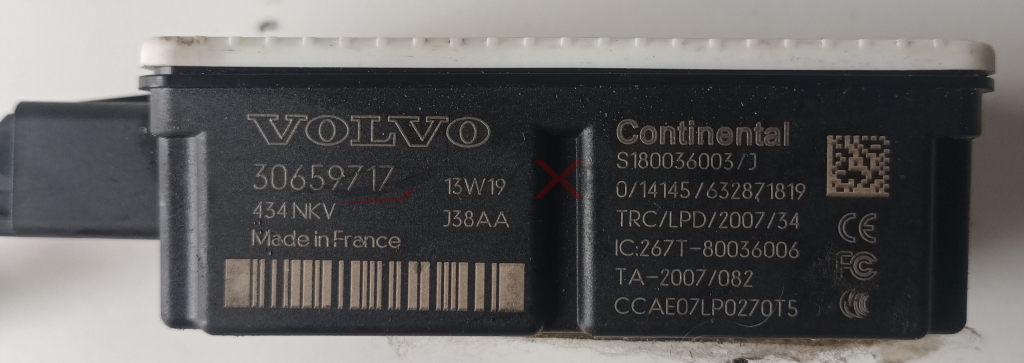 МОДУЛ ГУМИ НАЛЯГАНЕ VOLVO VOLVO  30659717   S180036003 / ] 0/14145/632871819 TRC / LPD / 2007 / 34 CE IC : 267T - 80036006 TA - 2007 / 082A