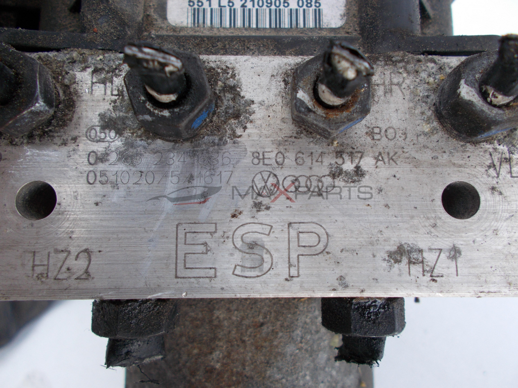 ABS модул за Audi A4 B7 2.0TDI ABS PUMP 8E0910517D012 8E0614517AK05 0265950474 8E0614517AK 0265234336