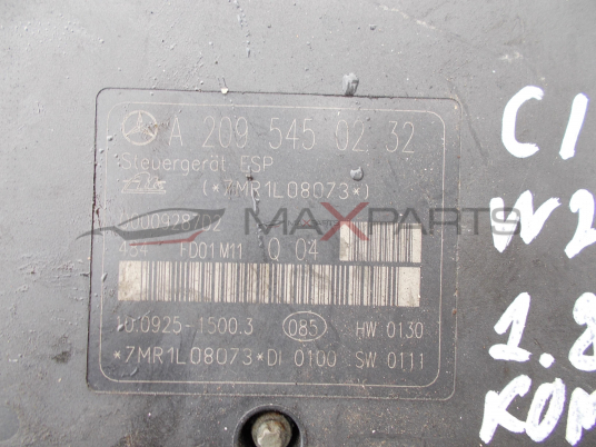 ABS модул за Mercedes Benz C-Class W203 1.8Kompressor ABS PUMP A2095450232 A0034329412