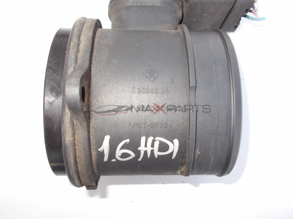 Дебитомер за PEUGEOT 307 1.6 HDI 90/110 HP AIR FLOW METER 9650010780