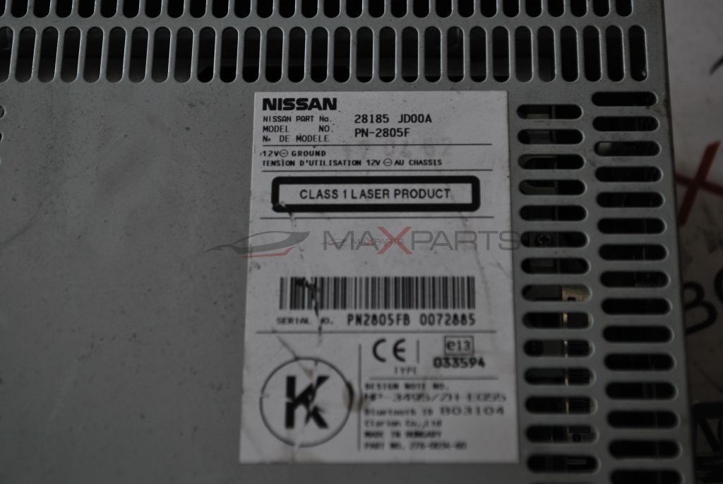 CD за Nissan Qashqai 28158 JD00A PN-2805F