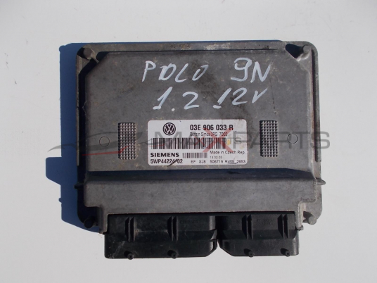 Компютър за VW POLO 9N 1.2 12V ENGINE ECU  03E906033R  5WP44224