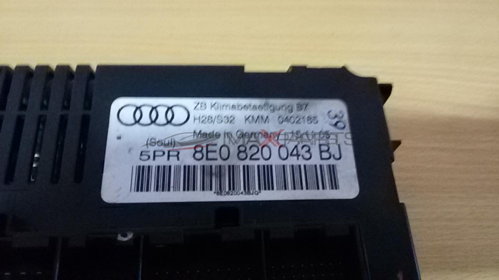 AUDI A 4 2007 Heater Climate Controls