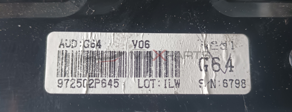 КЛИМА УПРАВЛЕНИЕ KIA SORENTO 2.2 D 2015  972502P645 LOT : ILW SN : 6798