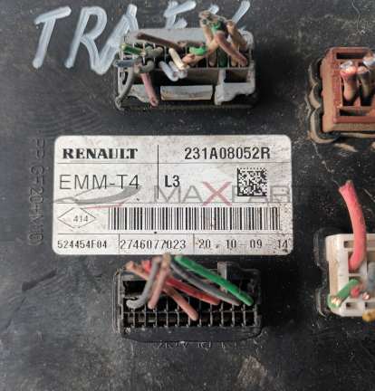 УПРАВЛЯВАЩ МОДУЛ ЗА RENAULT TRAFIC  2018 г.  231A08052R  524454F04 2746077023 20 10 09-14  <