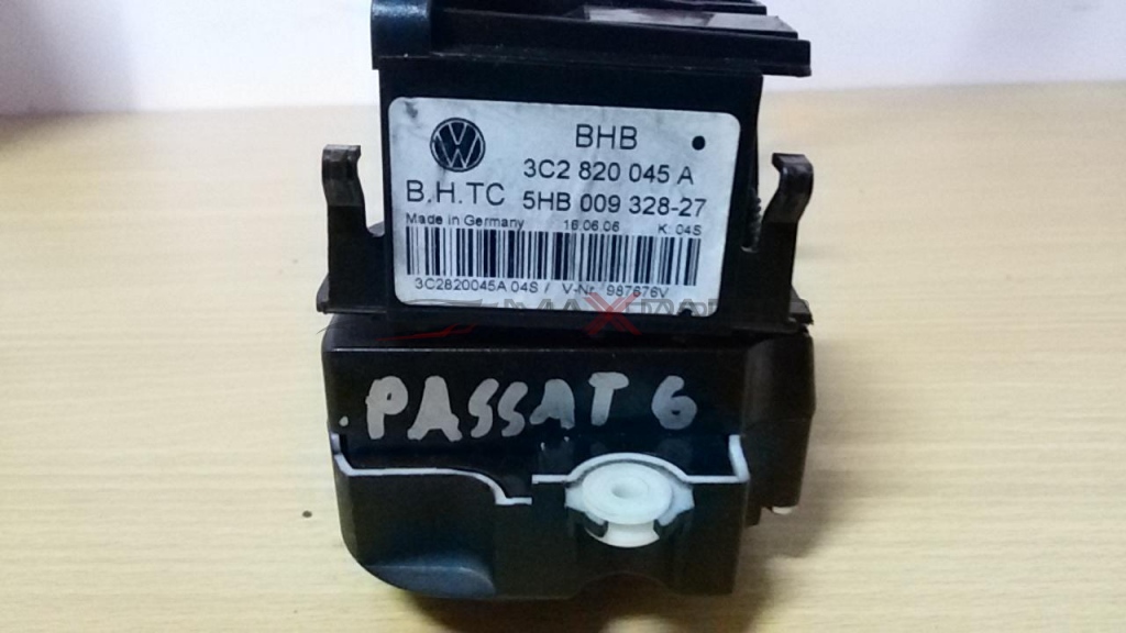 PASSAT 6 2005 Heater Climate Controls
