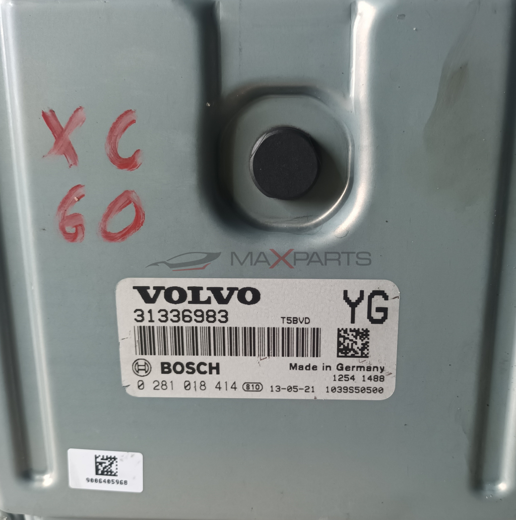 КОМПЮТЪР VOLVO XC60 9006681066  VOLVO 31336983  YG  T5BVD  BOSCH  Made in Germany  1255 2170  0 281 018 414 810 13-09-02 1039S50500  ME  VOLVO 31336983  BOSCH  YG  T5BVD  Made in Germany  1255 2170  0281 018 414 810 13-09-02 1039550500  x C 60  VOLVO 3133
