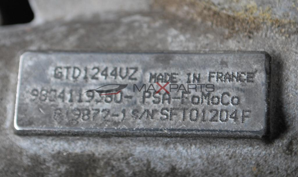 Турбокомпресор за PEUGEOT 308 1.6HDI        9804119380