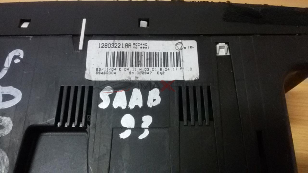 SAAB 93 2005 Heater Climate Controls