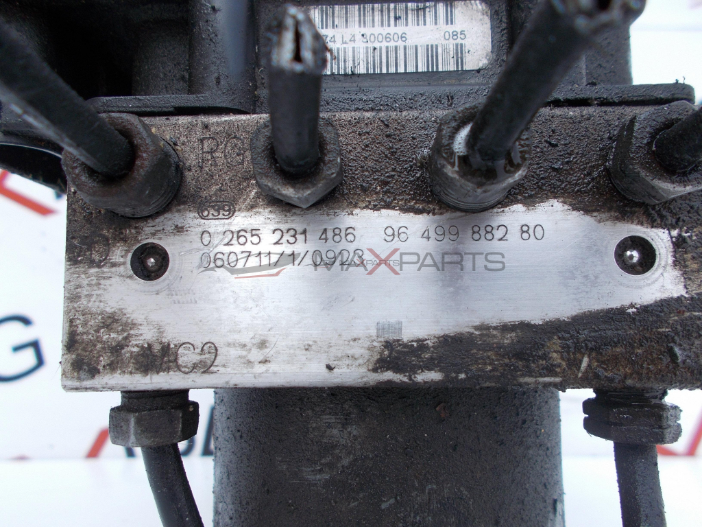 ABS модул за Peugeot 307 1.6HDI ABS PUMP 0265800395 0265231486 9649988280