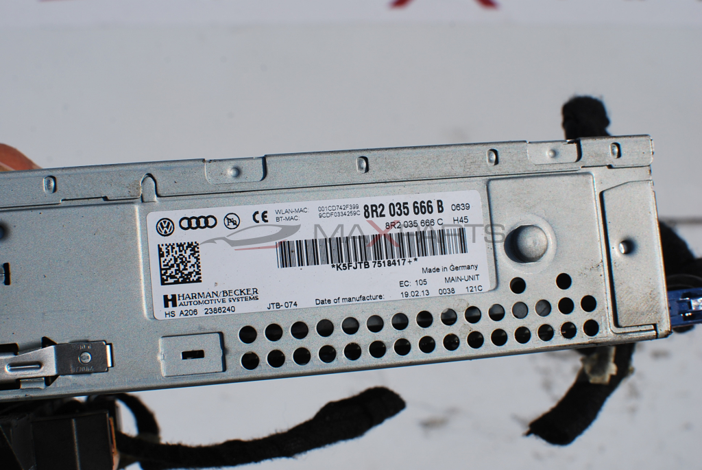CD changer за Audi A4 B8 8R2 035 666 B