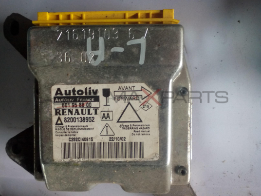 Централа AIRBAG за RENAULT LAGUNA AIRBAG CONTROL MODULE 8200138952  601958800