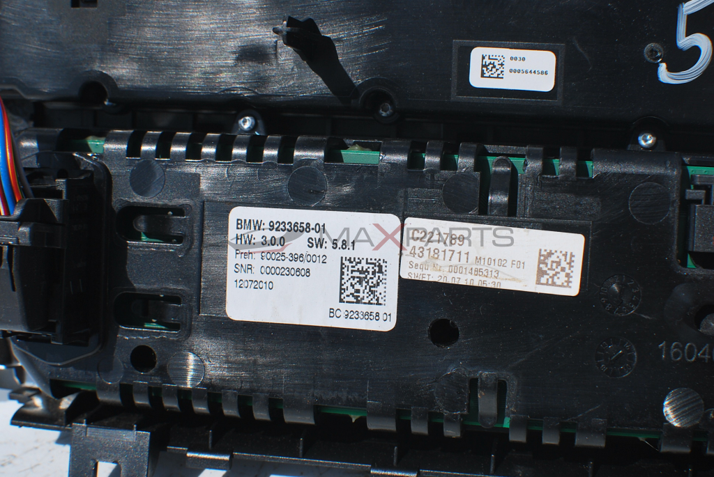 Клима управление за BMW 530GT 9233658-01