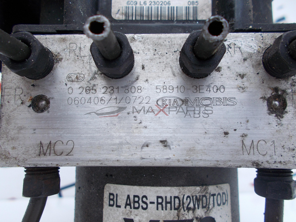 ABS модул за Kia Sorento 2.5CRDI 0265800561 0265231808 58910-3E400