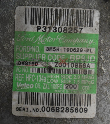 Клима компресор за VOLVO C70 2.0D           3M5H-19D629-ML