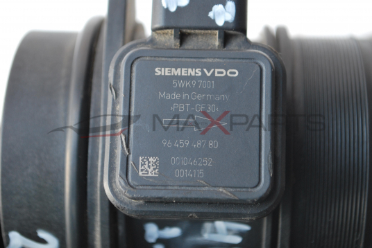 Дебитомер SIEMENS VDO за PEUGEOT 407 2.7HDI  5WK9 7001  96 459 487 80  001046252  0014115