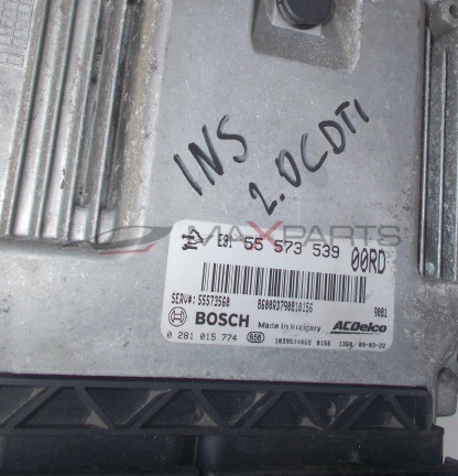 Компютър за Opel Insignia 2.0CDTI ENGINE ECU 0281015774 55573539