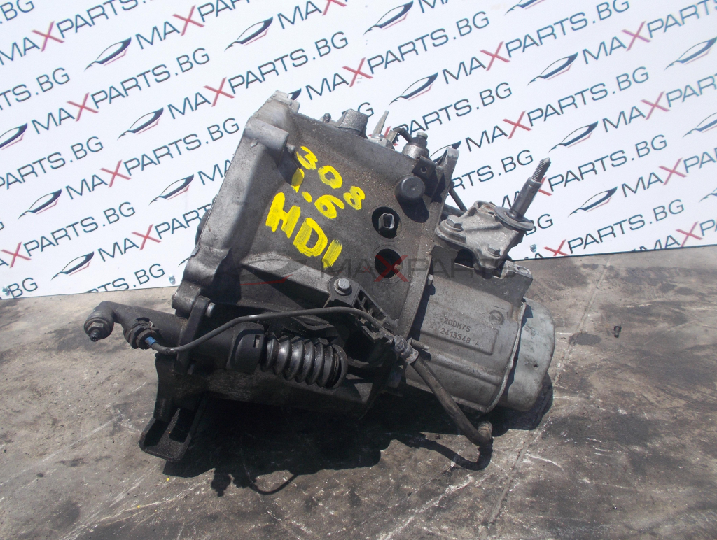 Скоростна кутия за Peugeot 308 1.6HDI MANUAL GEARBOX 9680886910
