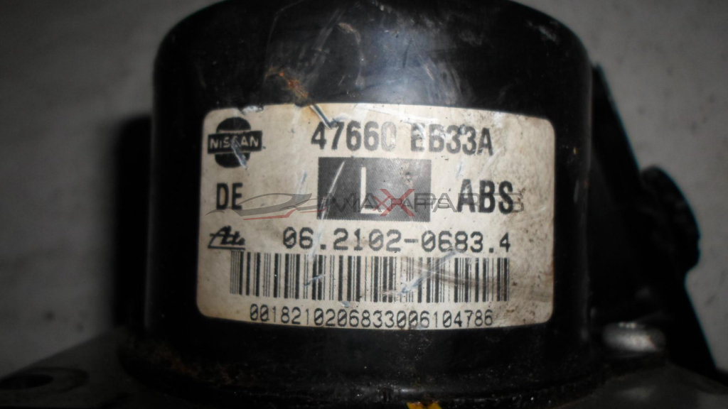 ABS модул за NISSAN NAVARA 2.5 DCI 174 Hp ABS PUMP 47660EB33A  06.2102-0683.4  06.2109-0887.3