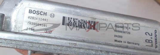 Компютър за Volvo S60 2.4 D5 ENGINE ECU 0281011441 30646978A