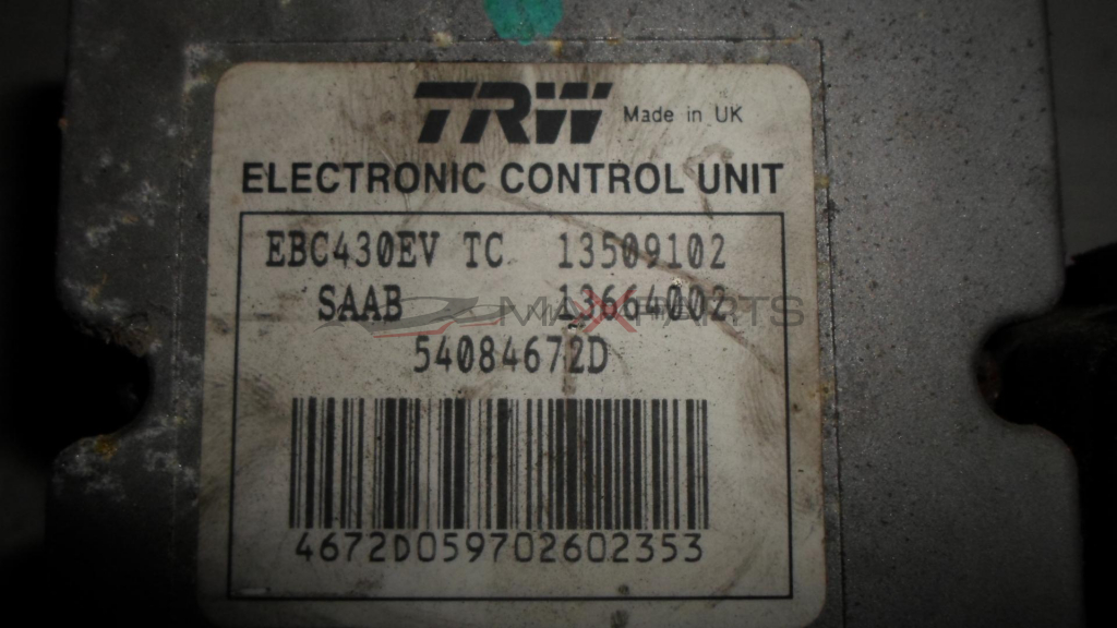 ABS модул за SAAB 9-3 ABS PUMP 54084672D 13664002  13509102
