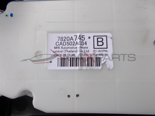 Клима управление за MITSUBISHI  L200  7820A745  CAD502A034