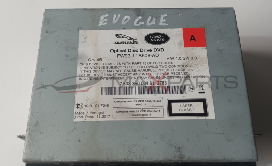 DVD DRIVE EVOQUE GHJ4B  Optical Disc Drive DVD FW93-11B608 - AD