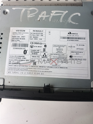 RADIO RENAULT TRAFFIC 2015