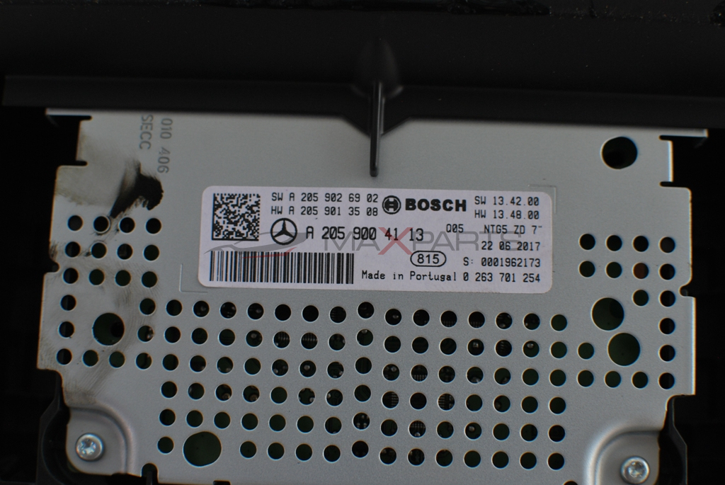 Дисплей навигация за Mercedes-Benz W205 A2059004113 0263701254