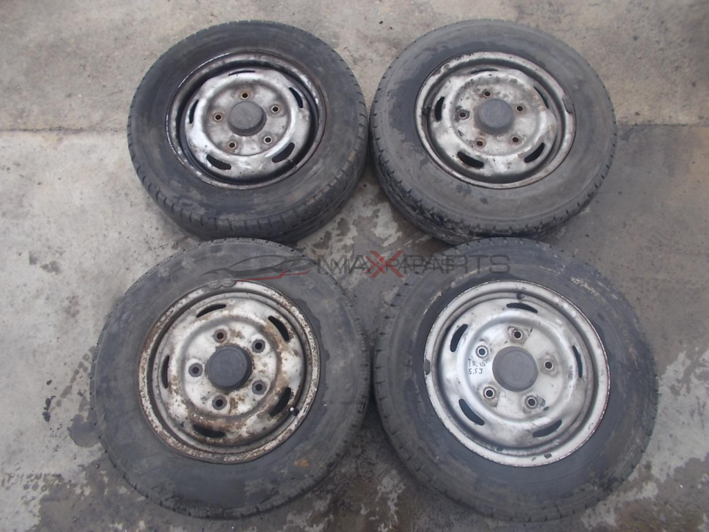 Джанти 15`` за FORD TRANSIT 5.5J STEEL WHEELS