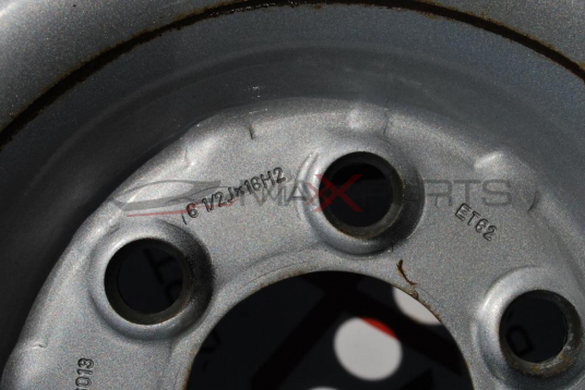 4 броя стоманени джанти за MERCEDES-BENZ SPRINTER W906  225/75 R16C  6 1/2Jx16H2 ET62