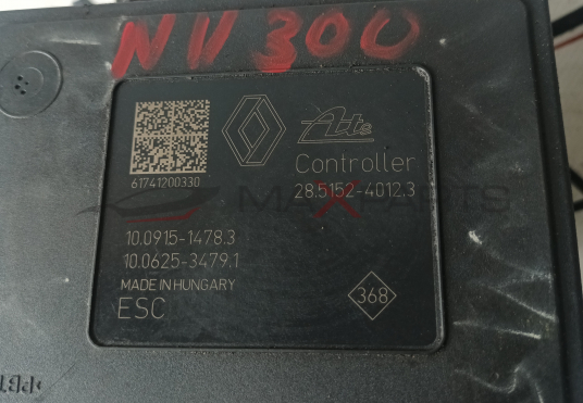 ABS RENAULT TRAFIC TRAFIC  61532800033  10.0915-1449.3 10.0622-3617.1 MADE IN HUNGARY  ESC  Ate Controller 28.5152-4009.3