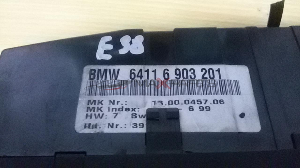E 38 2000 BMW Heater Climate Controls