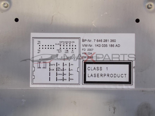 JETTA  RADIO CD PLAYER  1K0035186AD