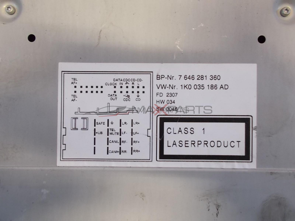 JETTA  RADIO CD PLAYER  1K0035186AD