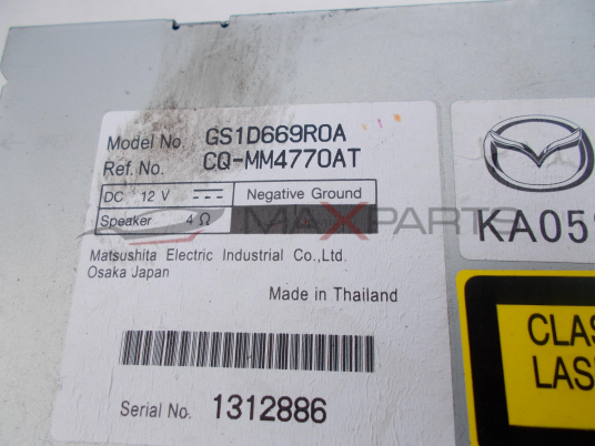 CD player за Mazda 6 GS1D669R0A CQ-MM4770AT
