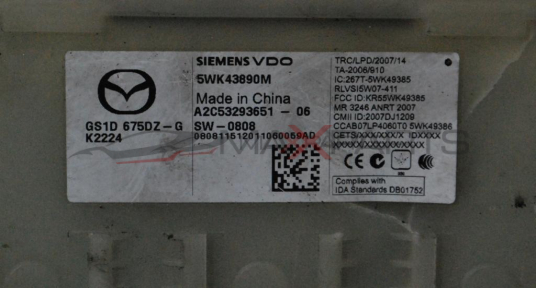 Модул за MAZDA 6 2.2D     A2C53293651-06